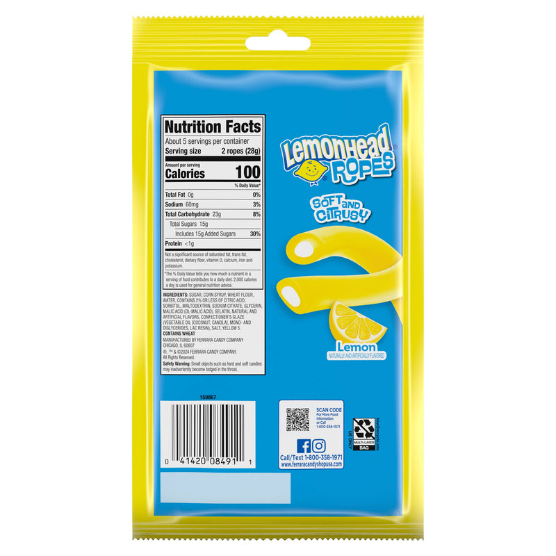 Lemonhead Ropes 5oz