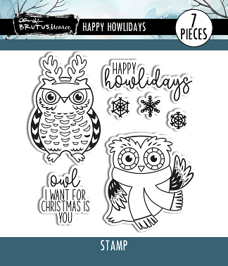Happy Howlidays | 4x4 Stamp Set