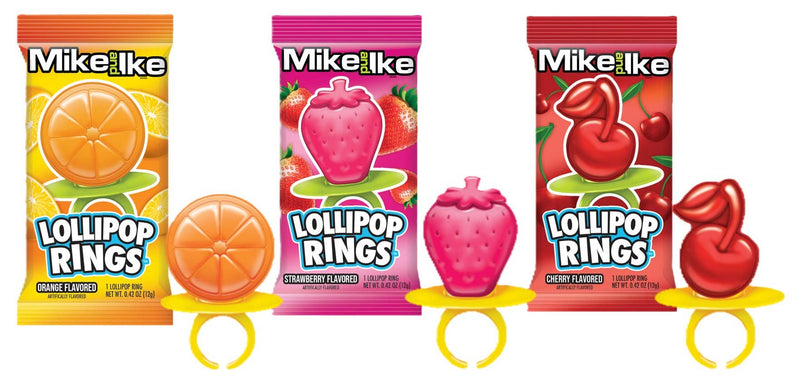 Mike and Ike Lollipop Rings