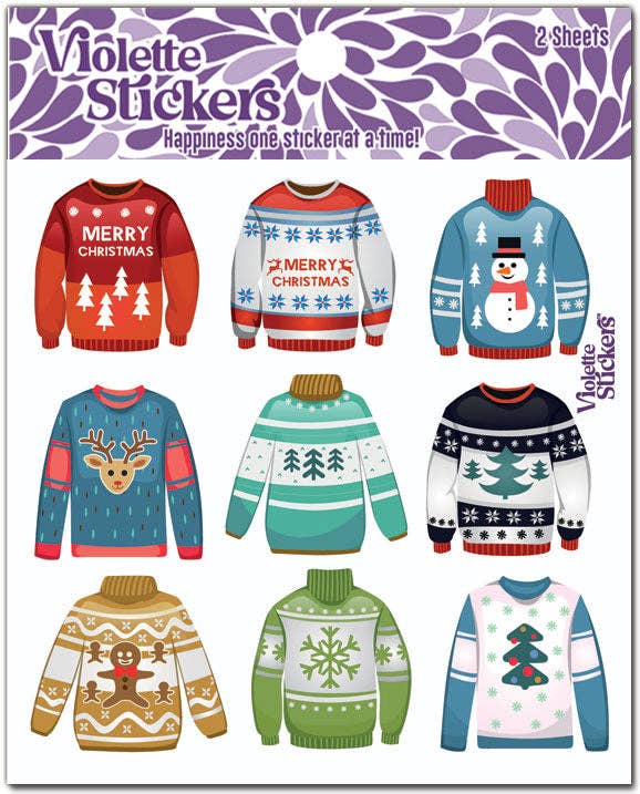 Christmas Sweaters | Stickers K229 | Violette Stickers