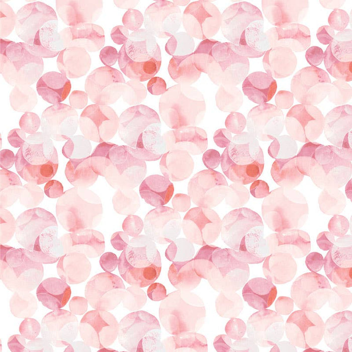 Paper House Productions - Pink Watercolor Polka Dots 12 x 12 Scrapbook Paper