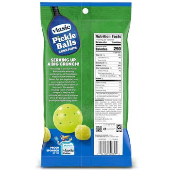 Vlasic Pickle Balls, Dill Pickle Corn Puffs 2oz