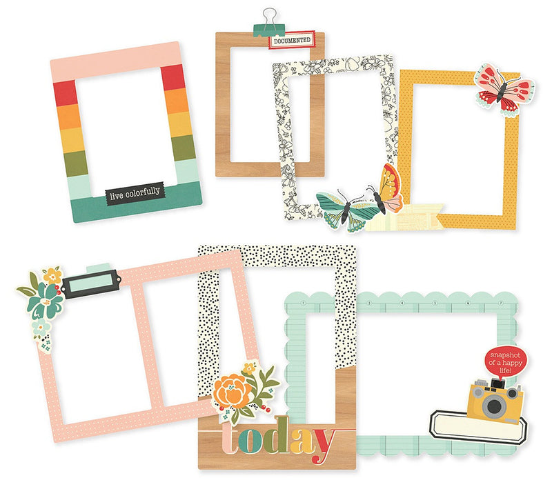Hello Today | Layered Chipboard Frames Die-Cuts