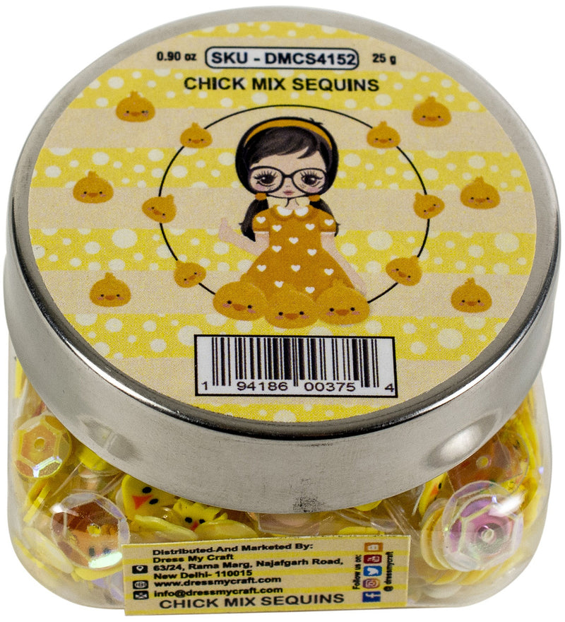 Chick Mix | Craft Sequins 25gms