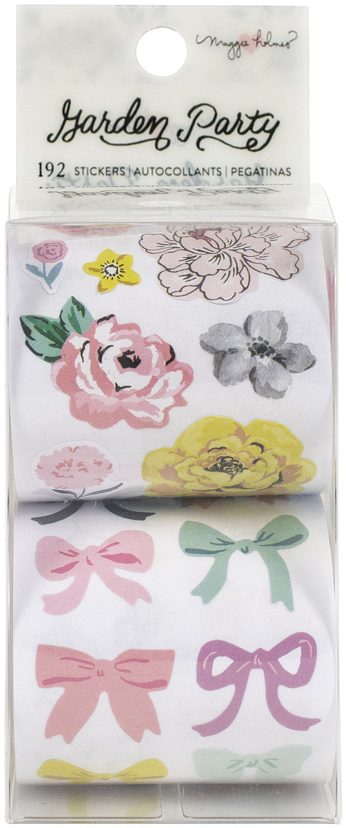 Garden Party Sticker Rolls 2/pk