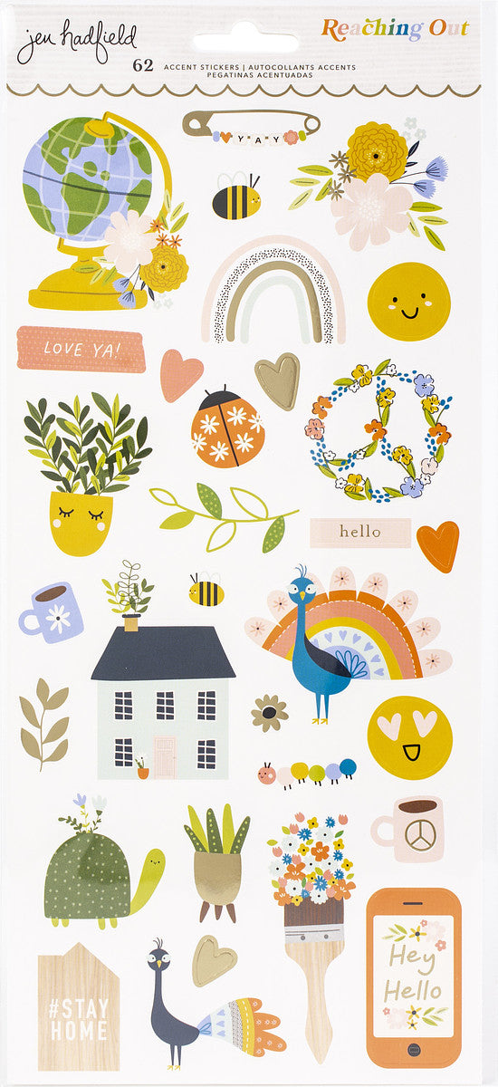 Icons -Reaching Out | Cardstock Stickers 6x12 62 pk |