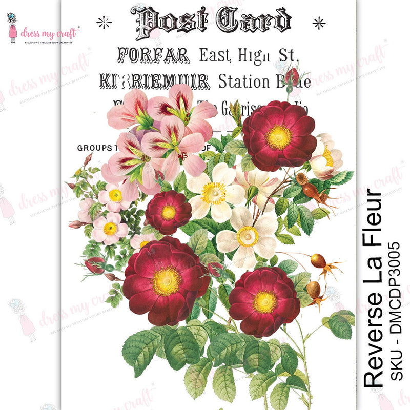 Reverse La Fleur | Transfer Me Sheet