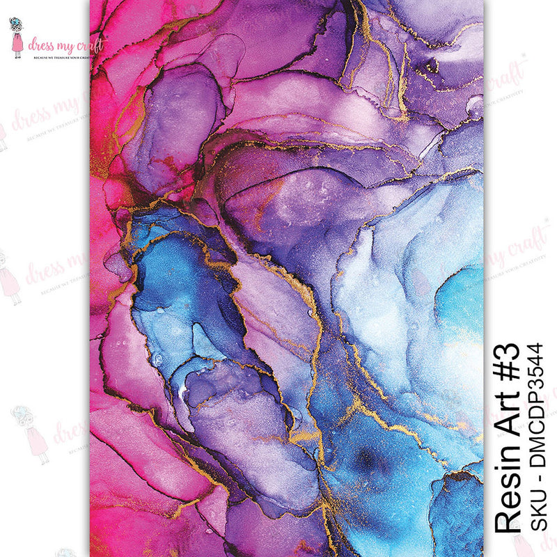 Resin Art #3 | Transfer Me Sheet