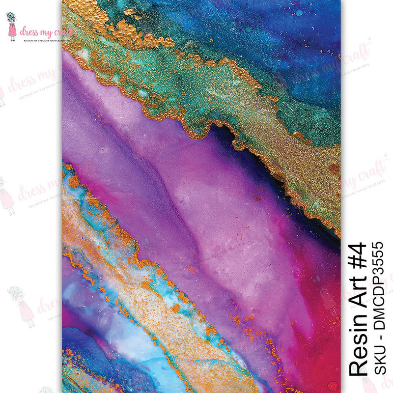Resin Art #4 | Transfer Me Sheet