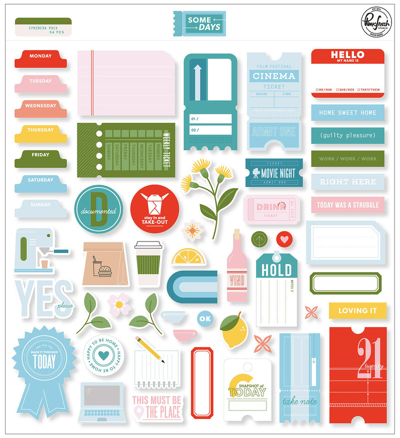 Some Days | Cardstock Die-Cuts