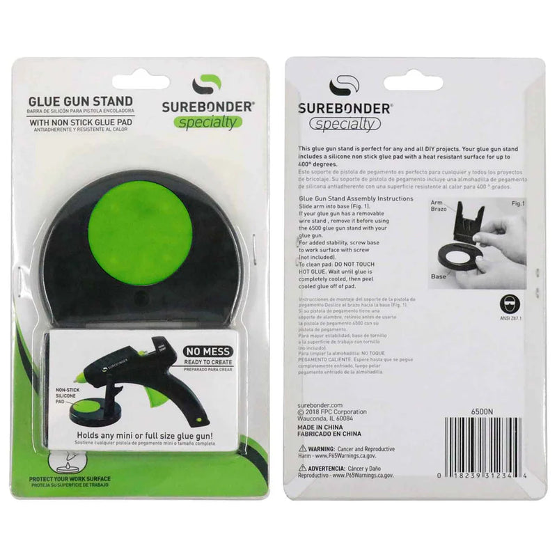 Universal Glue Gun Stand with Non-Stick Glue Gun Pad