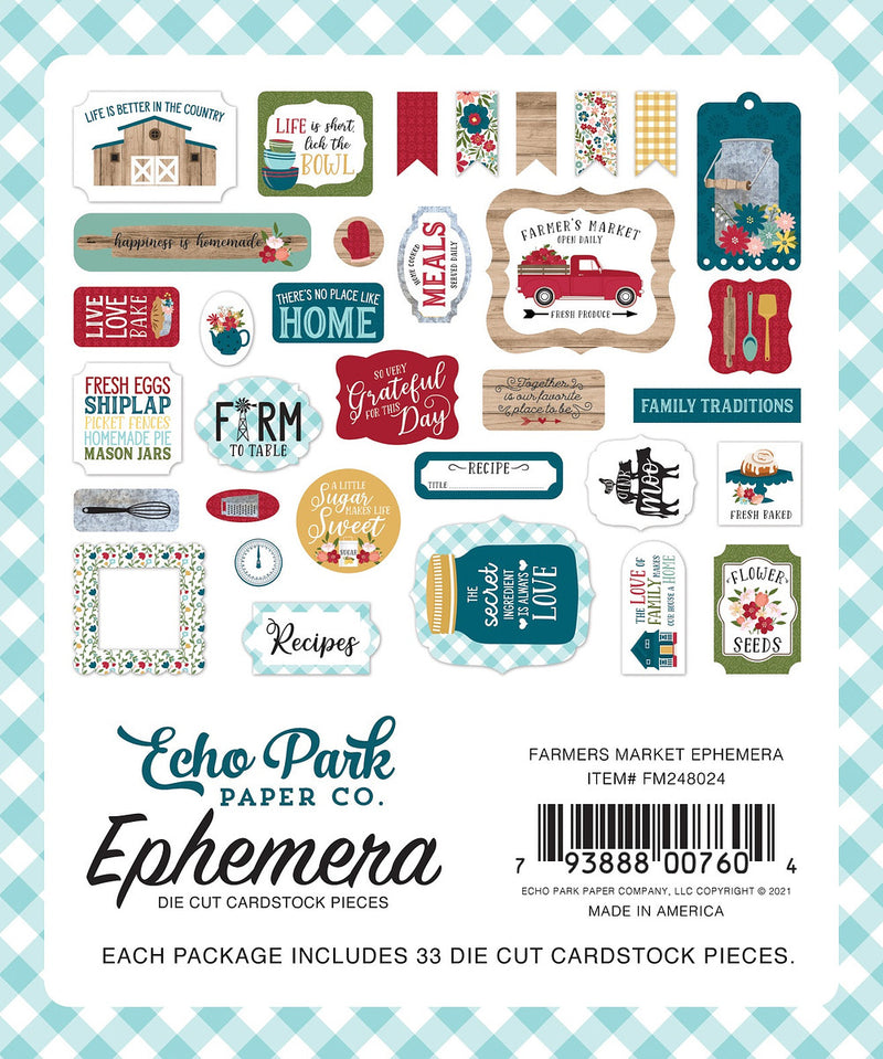Icons - Farmer's Market | Cardstock Ephemera 33/Pkg