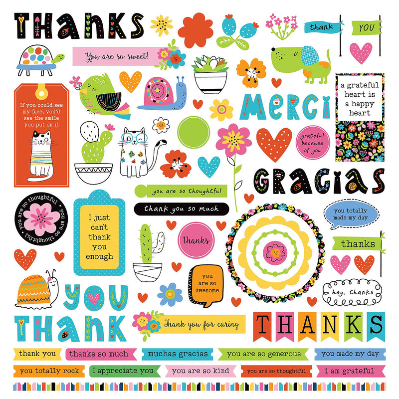 Snail Mail | Stickers 12"X12"-Elements