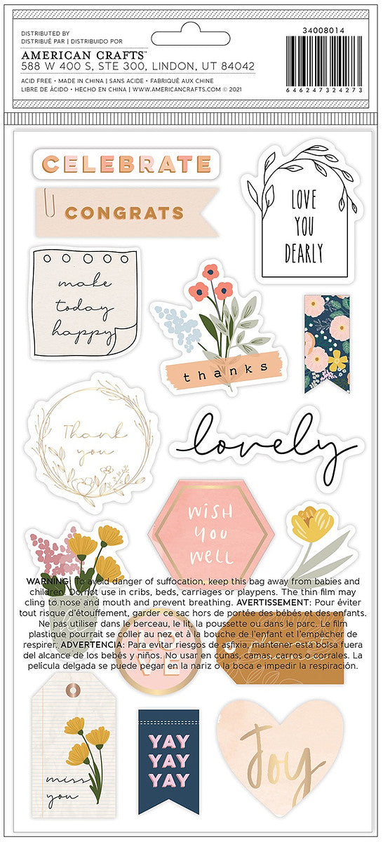 Phrase - Peaceful Heart | Thickers 134 pk