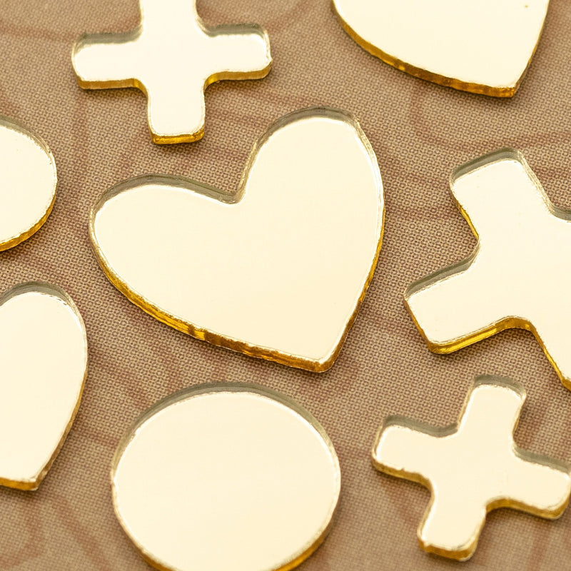 Peaceful Heart | Mirror Acrylic Stickers 32 pk