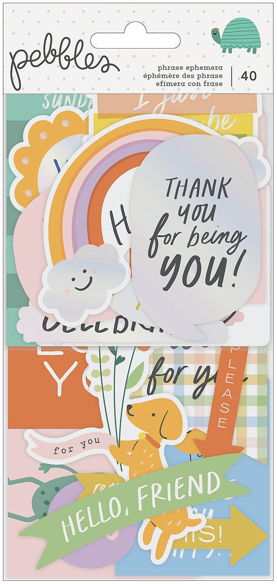 Kid At Heart | Cardstock Die-Cuts 40/Pkg-Phrase W/Foil Accents