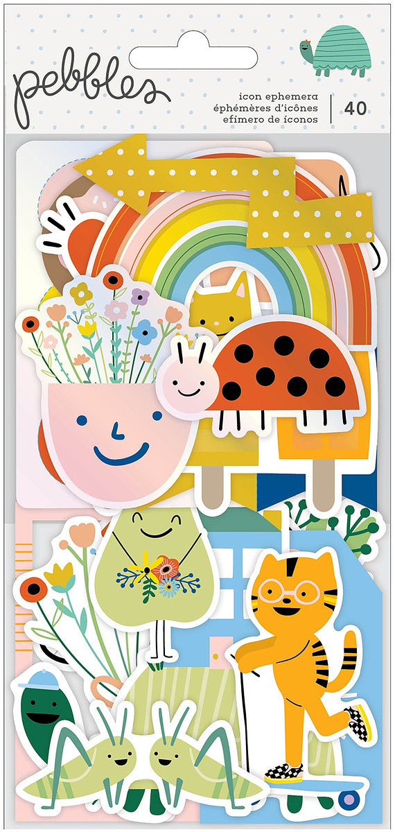 Kid At Heart | Cardstock Die-Cuts 40/Pkg-Icon W/Foil Accents