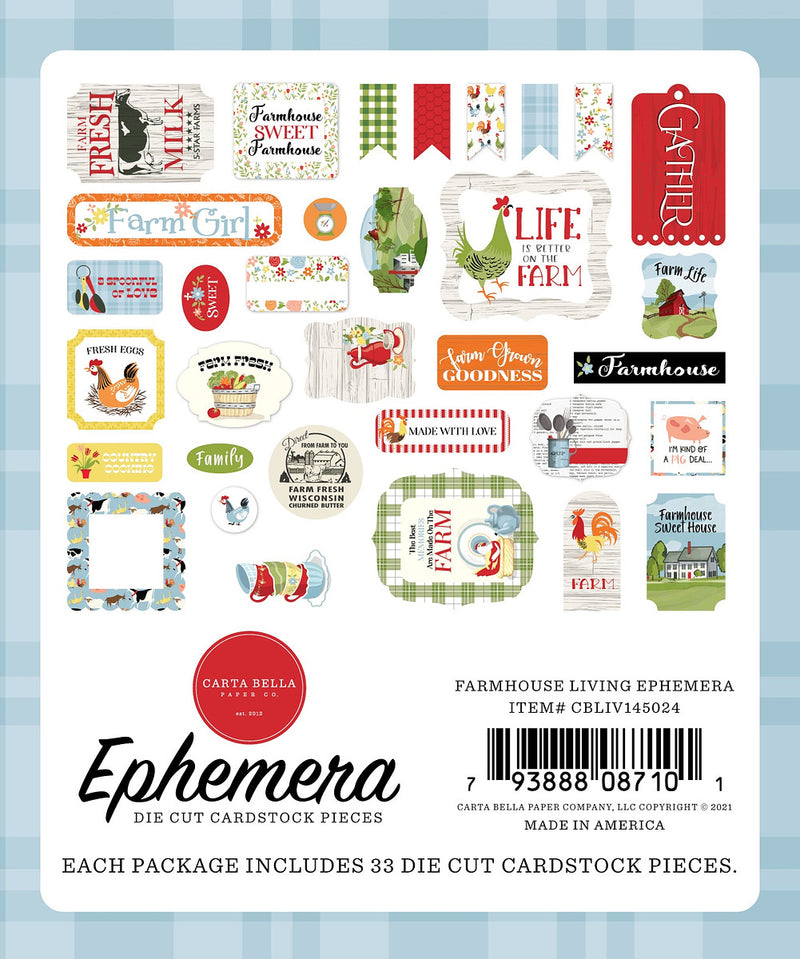 Farmhouse Living | Cardstock Ephemera 33/Pkg-Icons
