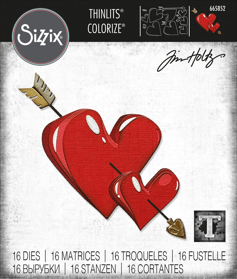 Lovestruck | Thinlits Dies | TIm Holtz Colorize Sizzix