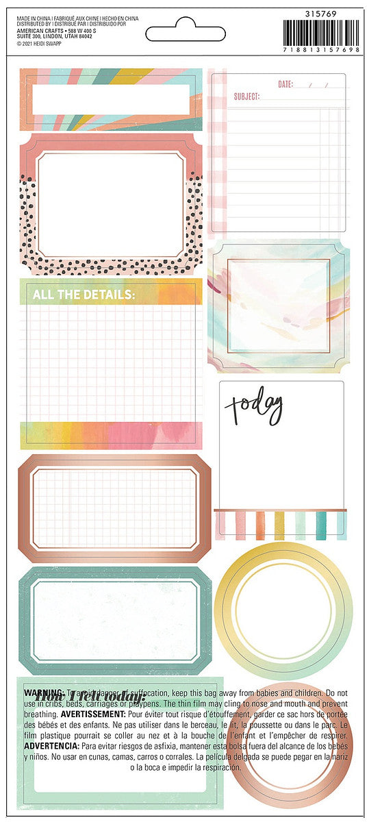 Sun Chaser | Cardstock Stickers 49/Pkg