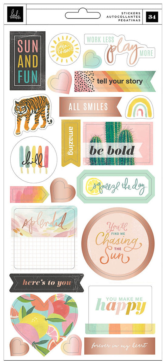 Sun Chaser | Cardstock Stickers 49/Pkg