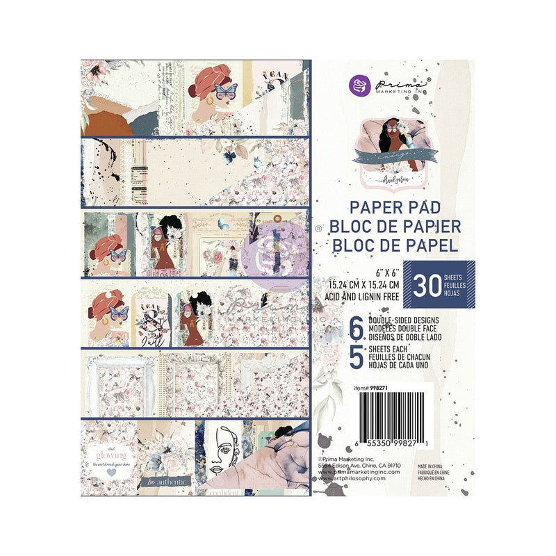 Indigo By Frank Garcia | Double-Sided Paper Pad 6"X6" 30/Pkg