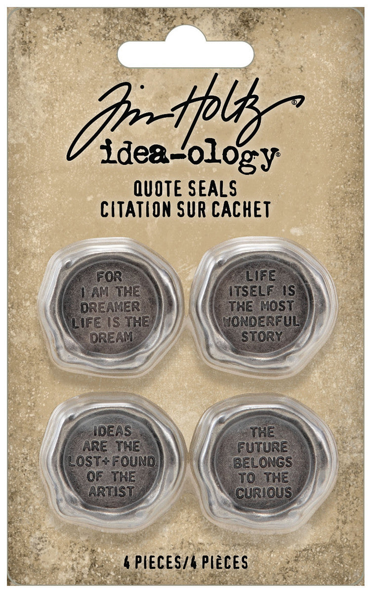 Metal Quotes |Idea-Ology Seals 4/Pkg