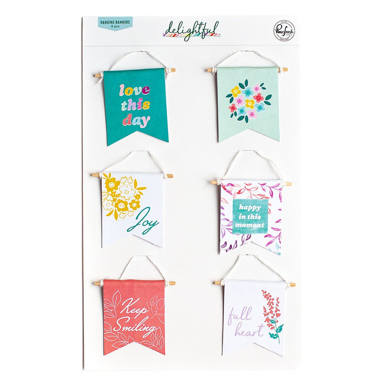 Delightful | Hanging Banners Stickers