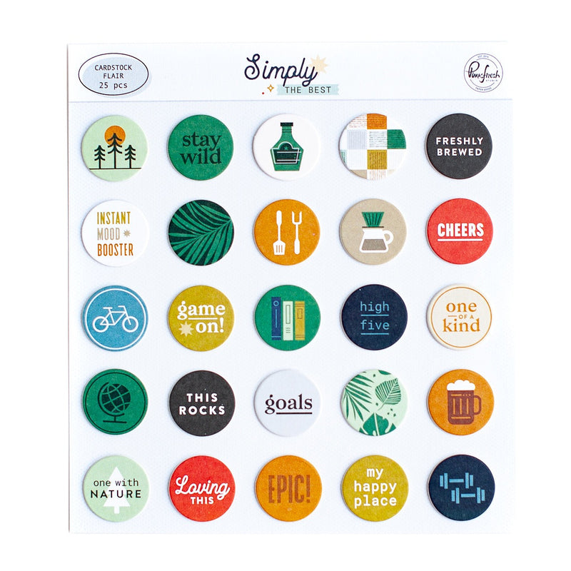 Simply the Best | Chipboard Flair