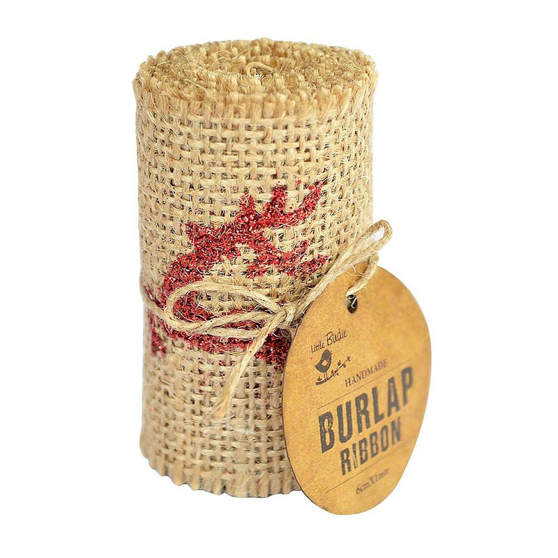Rudolph Reindeer | Burlap Glitter Roll Rudolph Reindeer 6cmX1m-