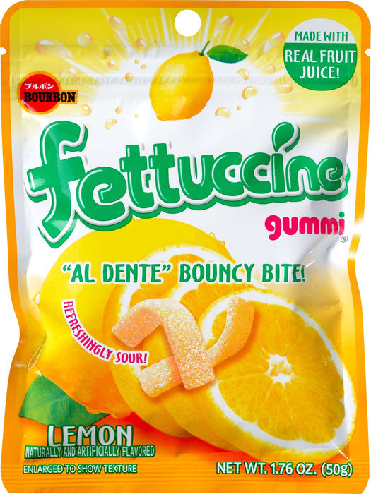 Fettuccine Gummi Lemon, 1.76oz