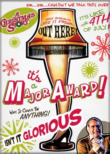 Ata-Boy - Christmas Story Major Award Magnet 2.5" x 3.5"