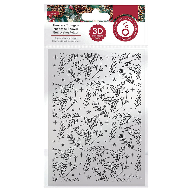 Mistletoe | Timeless Tidings | 3D Embossing Folder