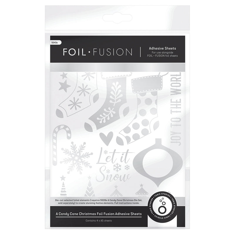 Foil Fusion Adhesive Sheet | A Candy Cane Christmas