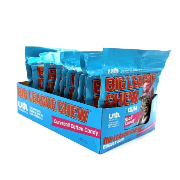 Big League Chew Curve Ball Cotton Candy Gum