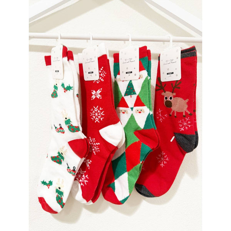Cozy Christmas Theme Socks