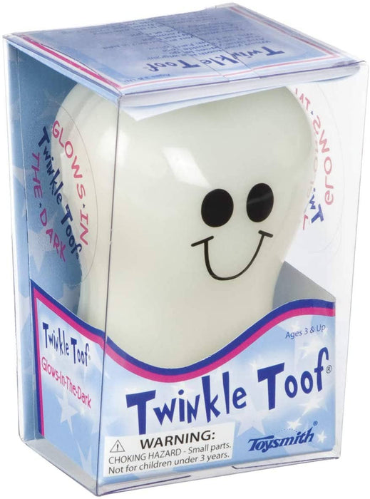 Scoozie's Toys | Twinkle Toof, Tooth Fairy Keeper, Glow-in-the-Dark