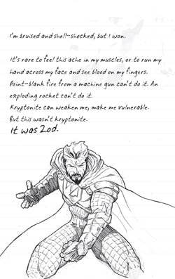 Superman Ruled Pocket Journal