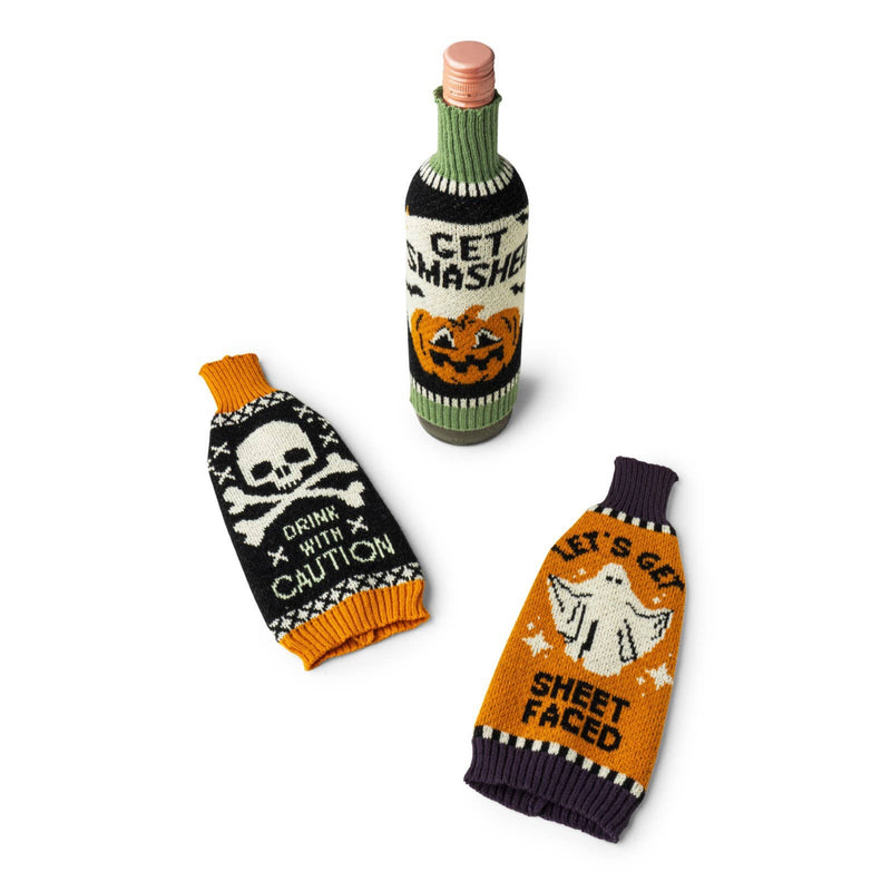 Halloween Witching Hour Wine & Bottle Sweaters