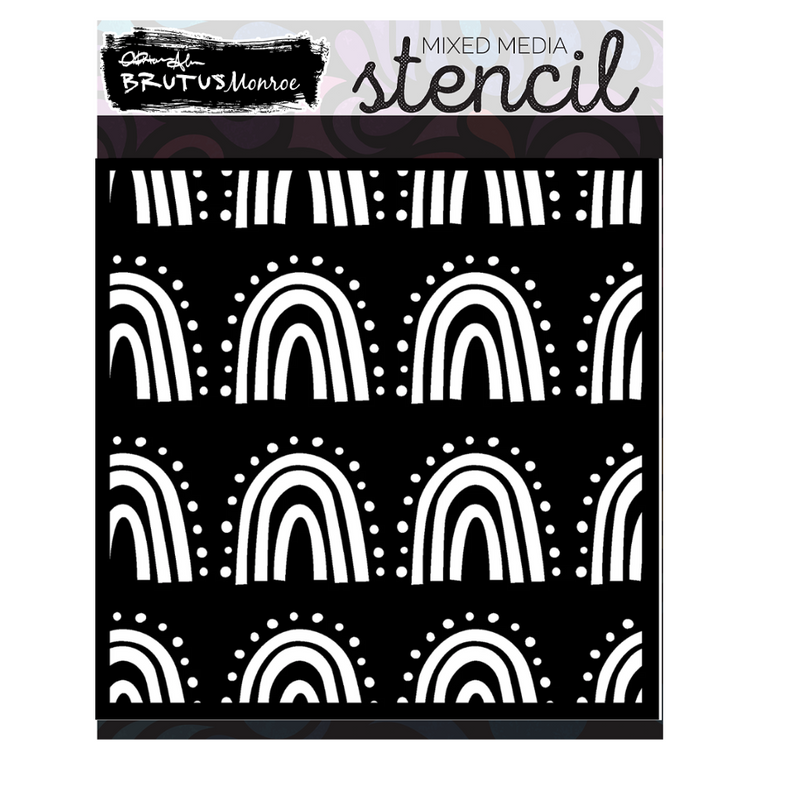Boho Rainbow | Mixed Media Stencil