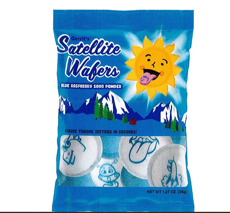 Satellite Wafers Blue Raspberry Sour Powder