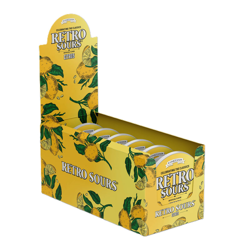 Retro Sours Citrus, 16.9oz Tin