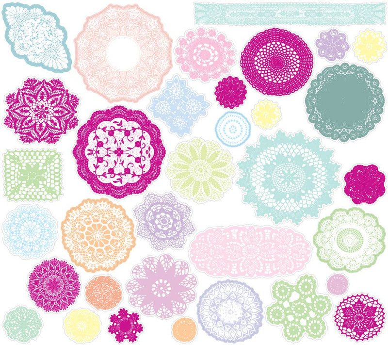 Clear lace - Everly Lane | Ephemera | Fancy Pants Designs