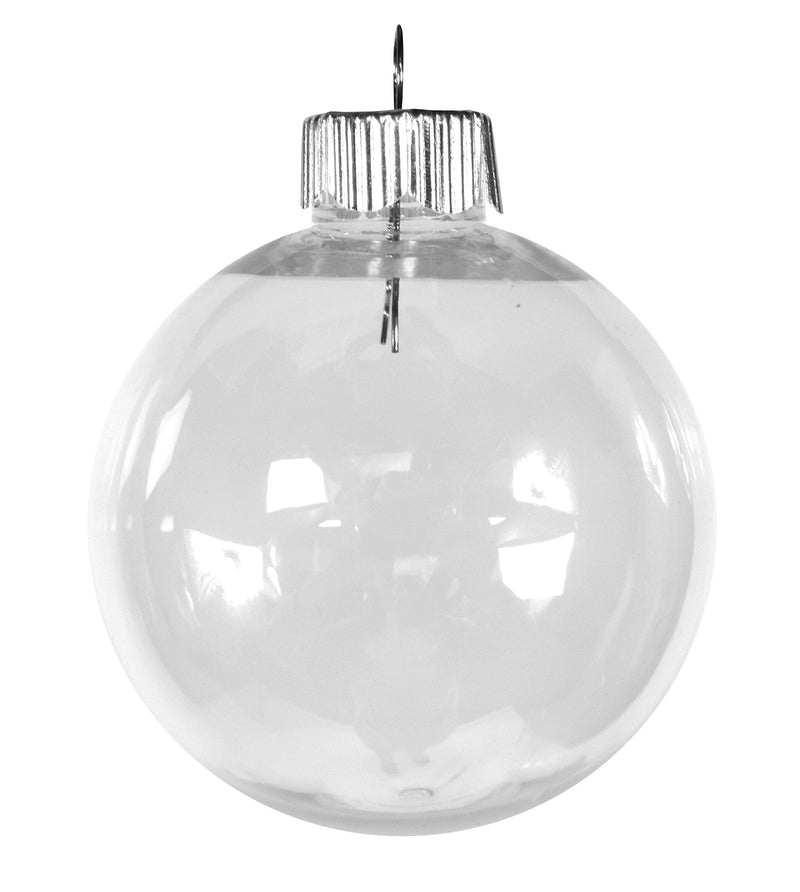 Round| Clear DIY Christmas Ornament