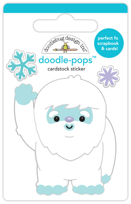 Doodlebug Doodle-Pops 3D Sticker | Hello Winter