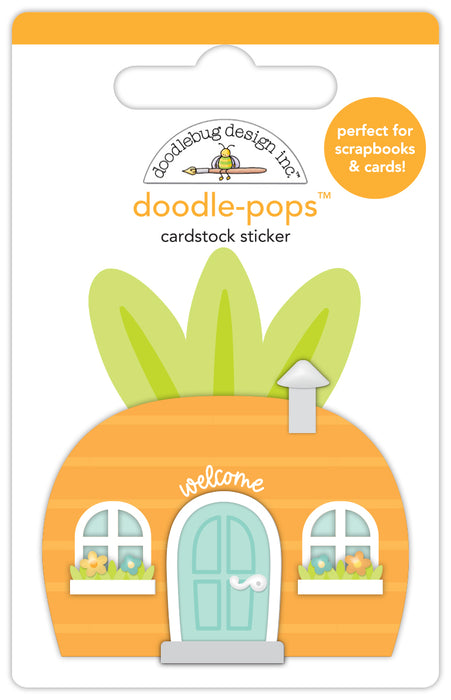 Doodlebug Doodle-Pops 3D Stickers | Carrot Top