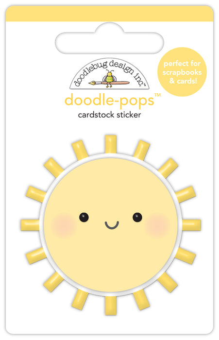 Doodlebug Doodle-Pops 3D Stickers | Hello Sunshine!