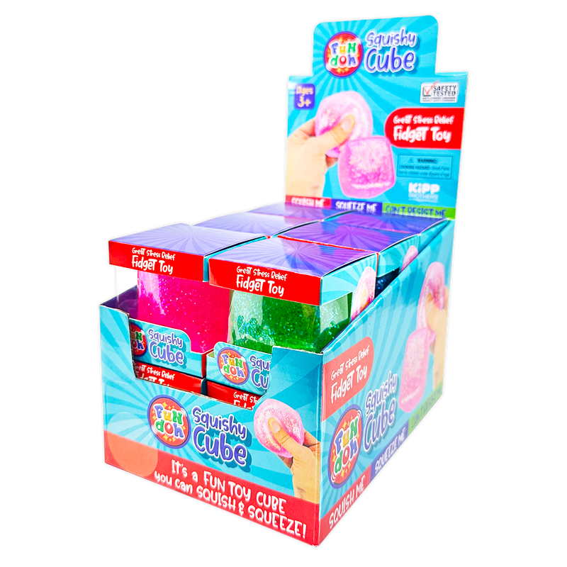 Squish and Squeeze Cube Ball Toy