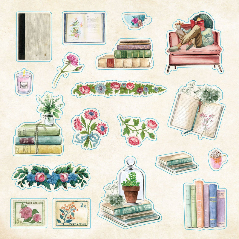 Bibliophilia Ephemera | Sticker Book  | Peter Pauper Press