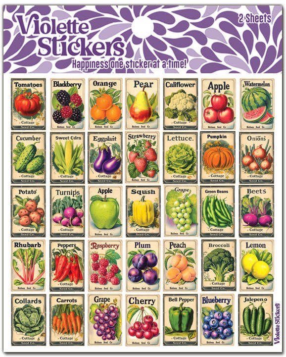 Mini Seed Packet | Stickers K376 | Violette Stickers